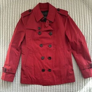 Burberry Red Trench Coat